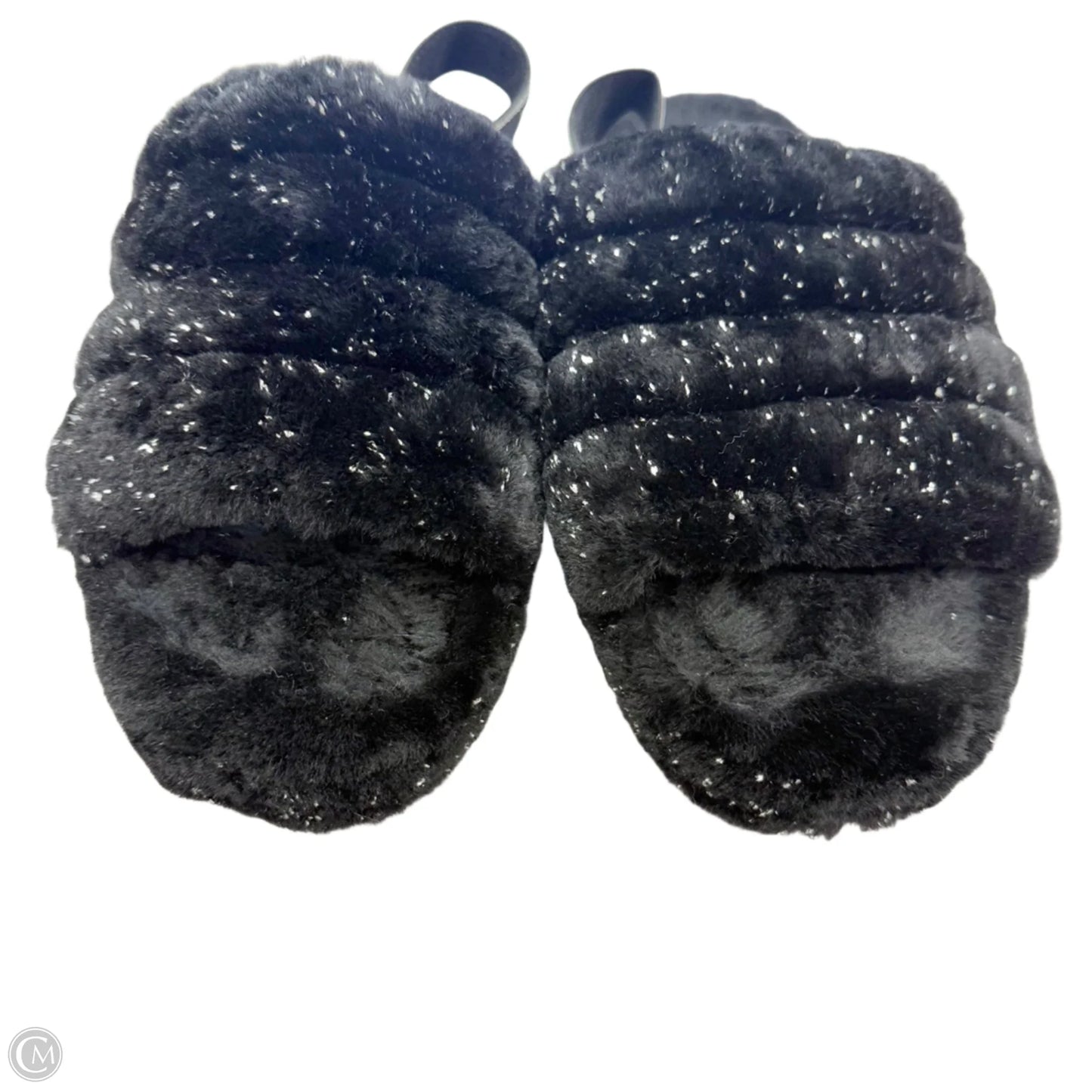 Slippers Designer By Ugg In Black, Size: 5
