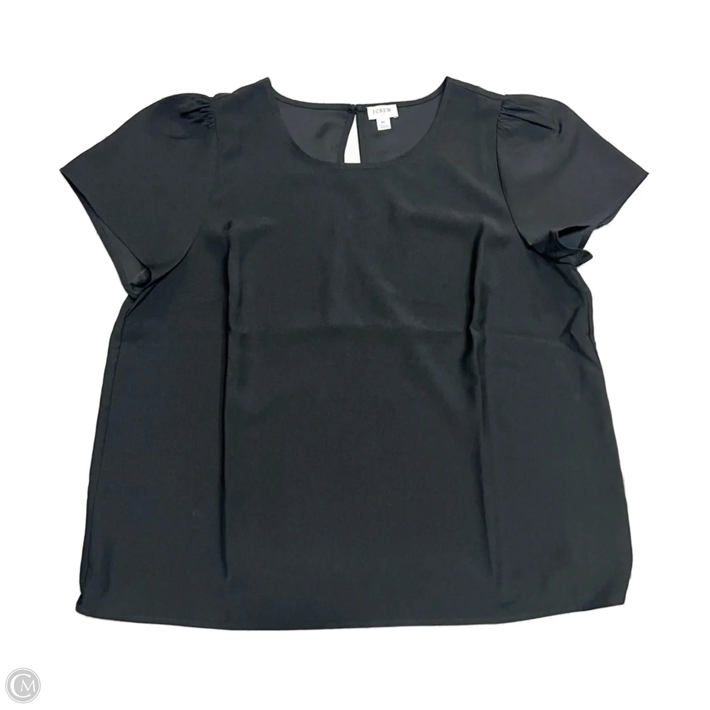 Top Short Sleeve By J. Crew In Black, Size: Xl