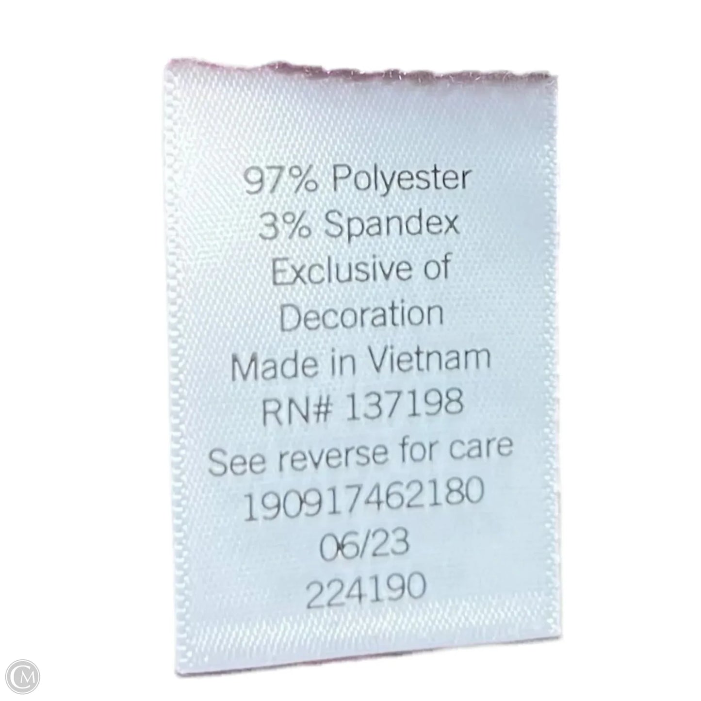 Top Long Sleeve By Intempo In Purple, Size: 1x