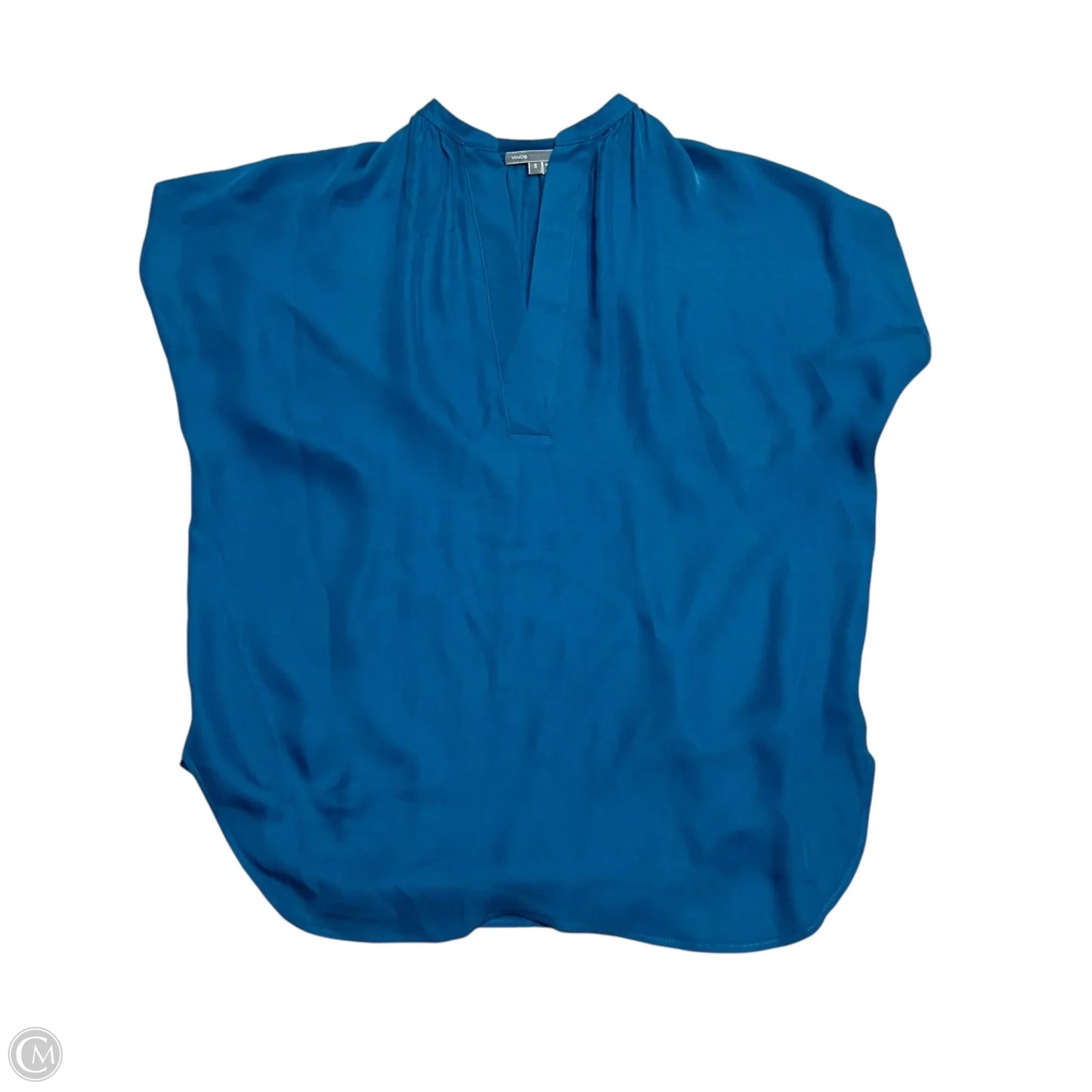 Top Short Sleeve By Vince In Green, Size: S