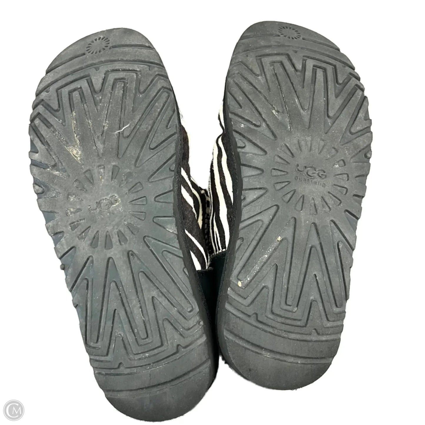 Boots Designer By Ugg In Zebra Print, Size: 8