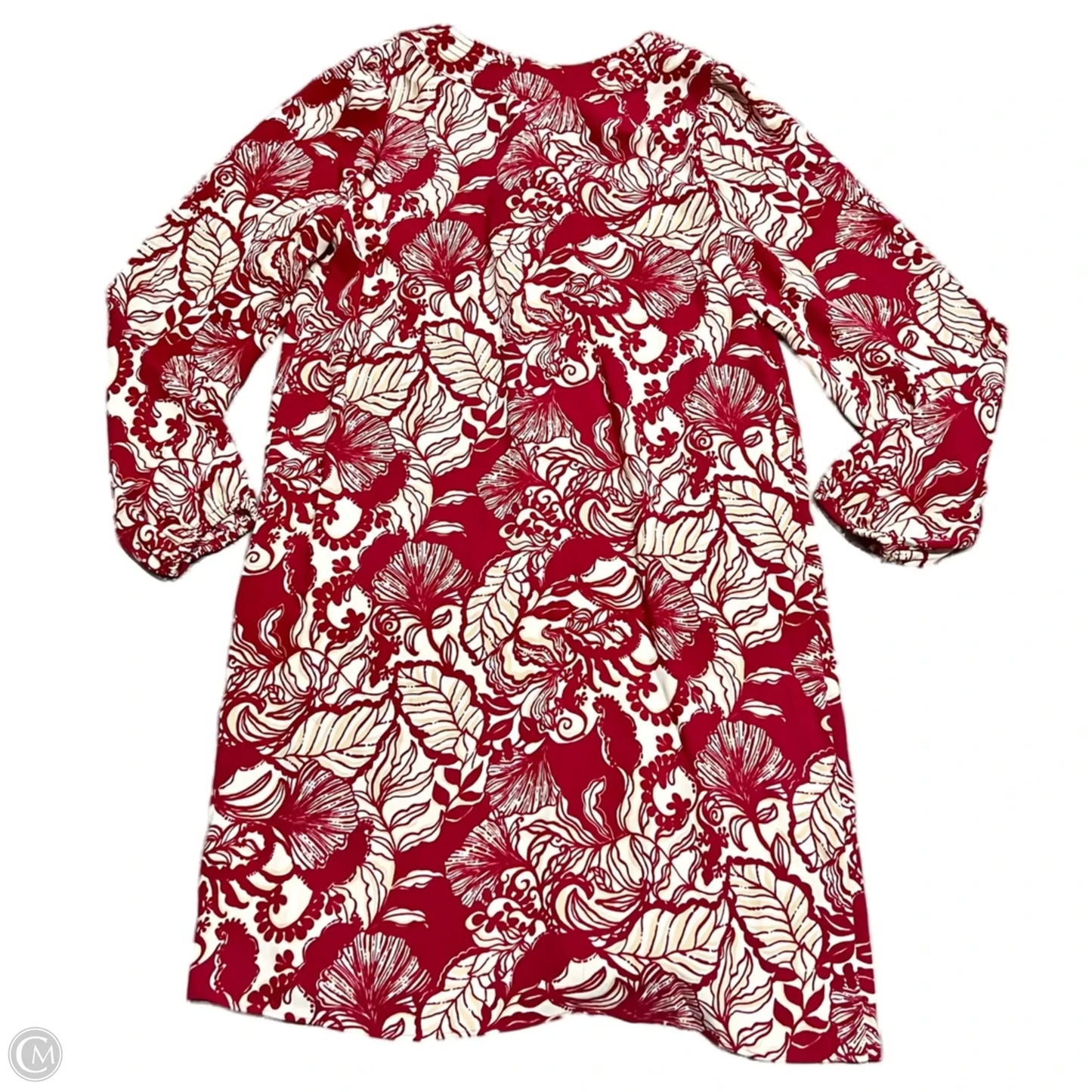 Dress Designer By Lilly Pulitzer In Red & Tan, Size: S