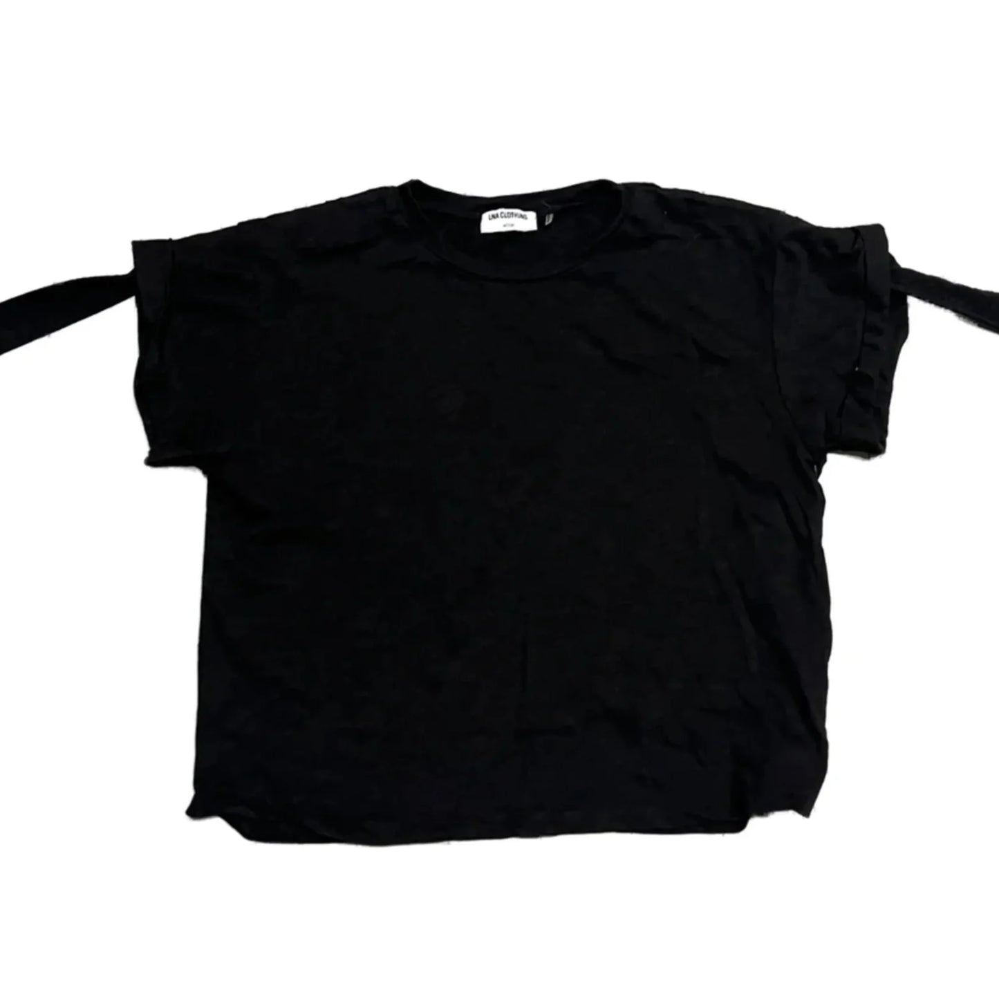 Top Short Sleeve By Lna In Black, Size: M