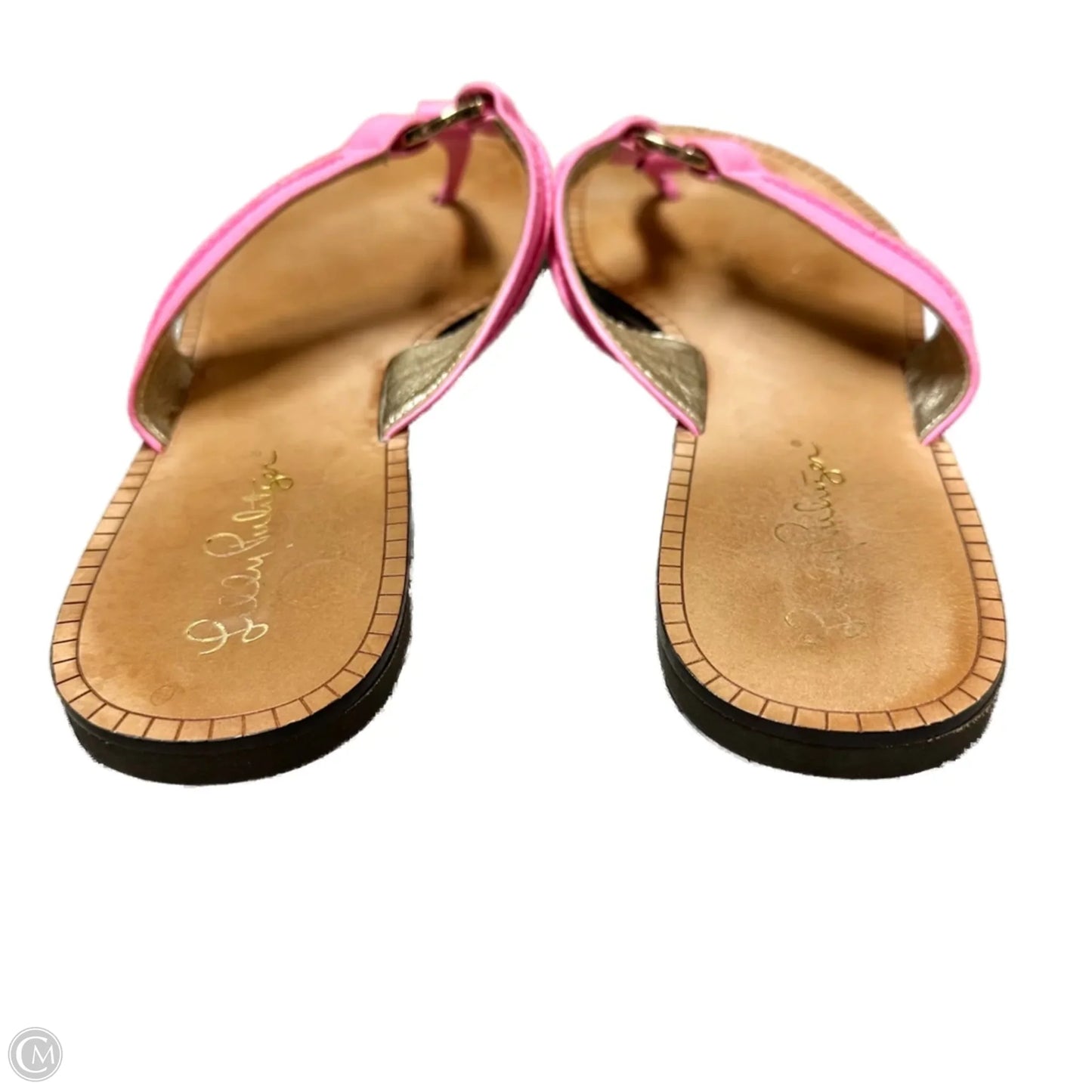 Sandals Designer By Lilly Pulitzer In Pink, Size: 7.5