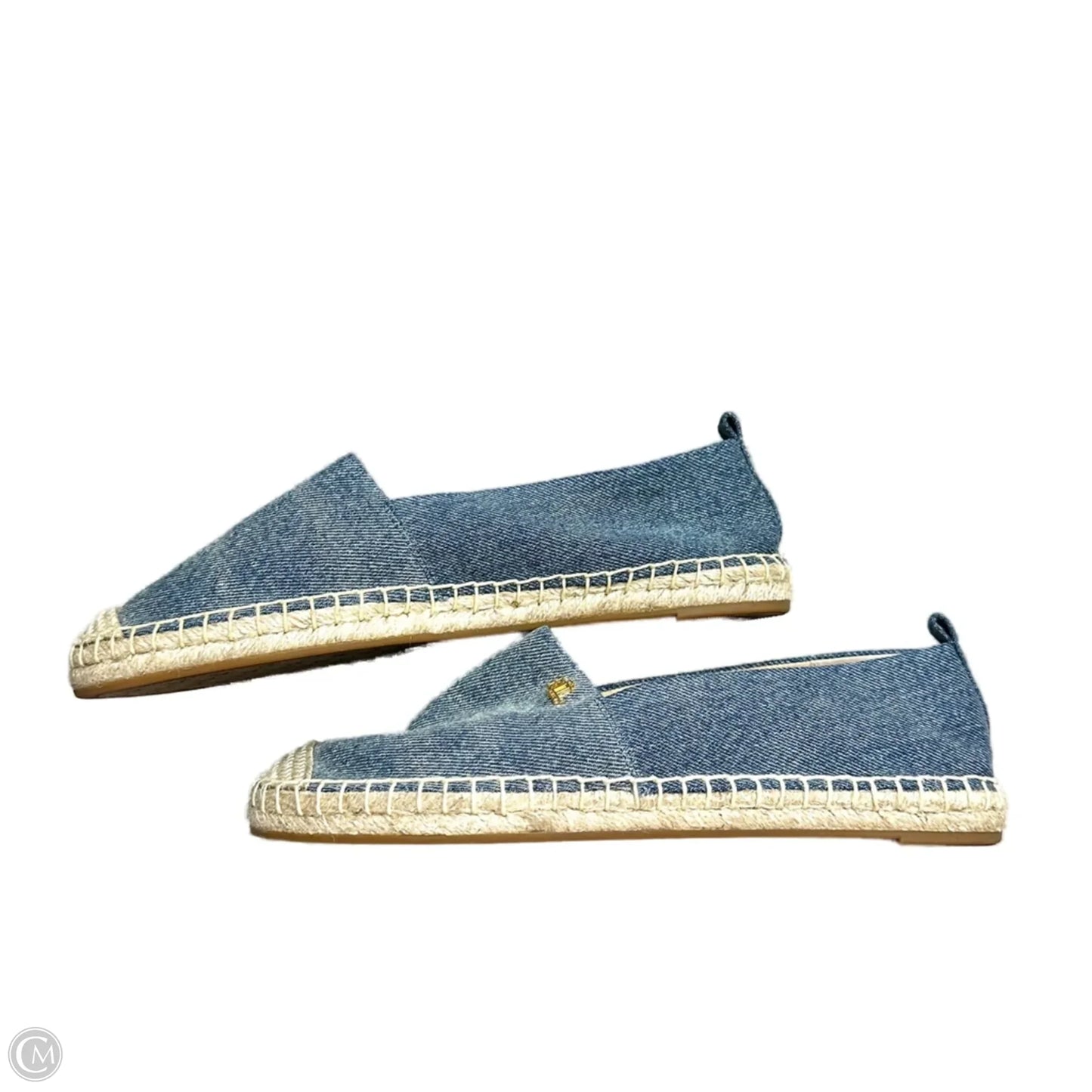 Shoes Flats By Lauren By Ralph Lauren In Blue Denim, Size: 7.5