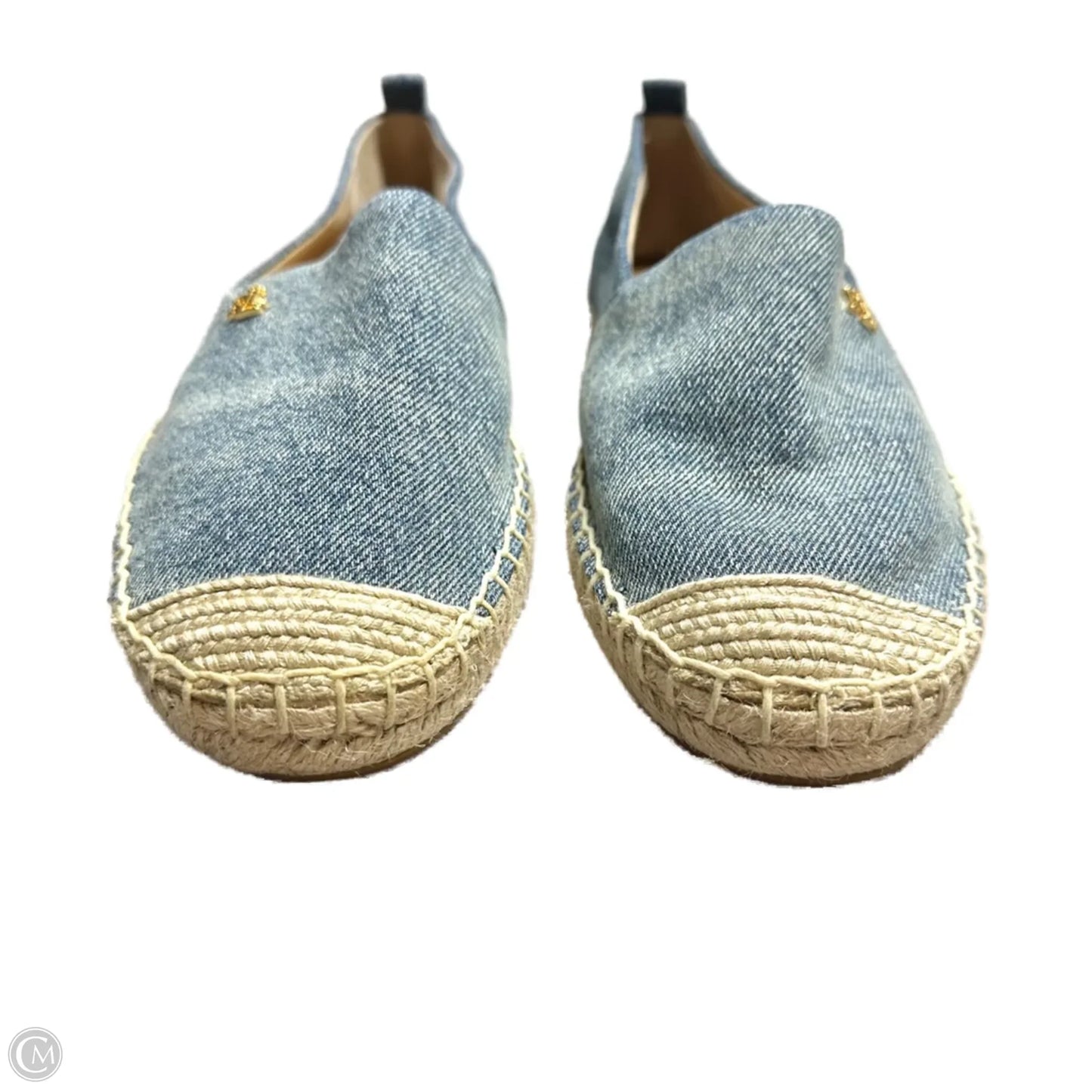 Shoes Flats By Lauren By Ralph Lauren In Blue Denim, Size: 7.5