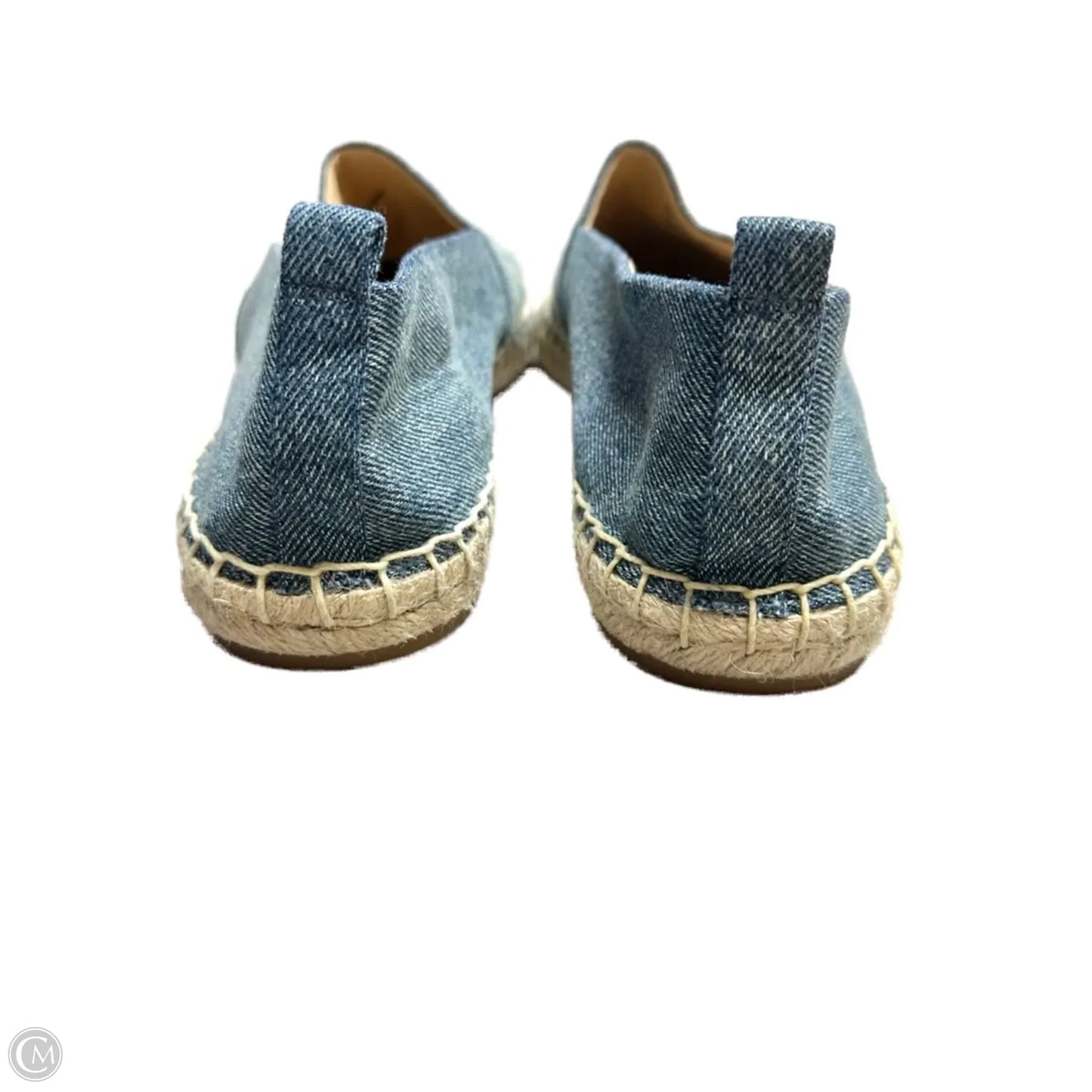 Shoes Flats By Lauren By Ralph Lauren In Blue Denim, Size: 7.5