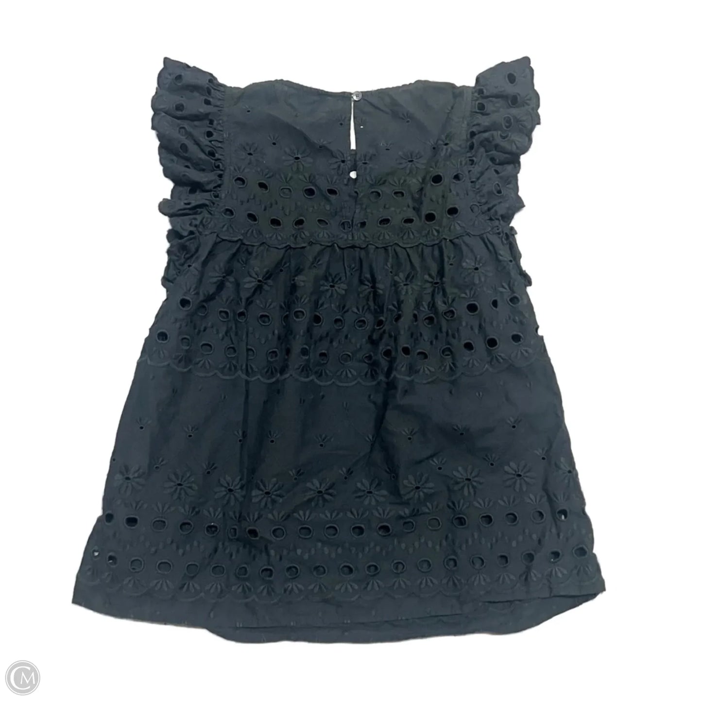 Top Sleeveless Designer By Kate Spade In Black, Size: S