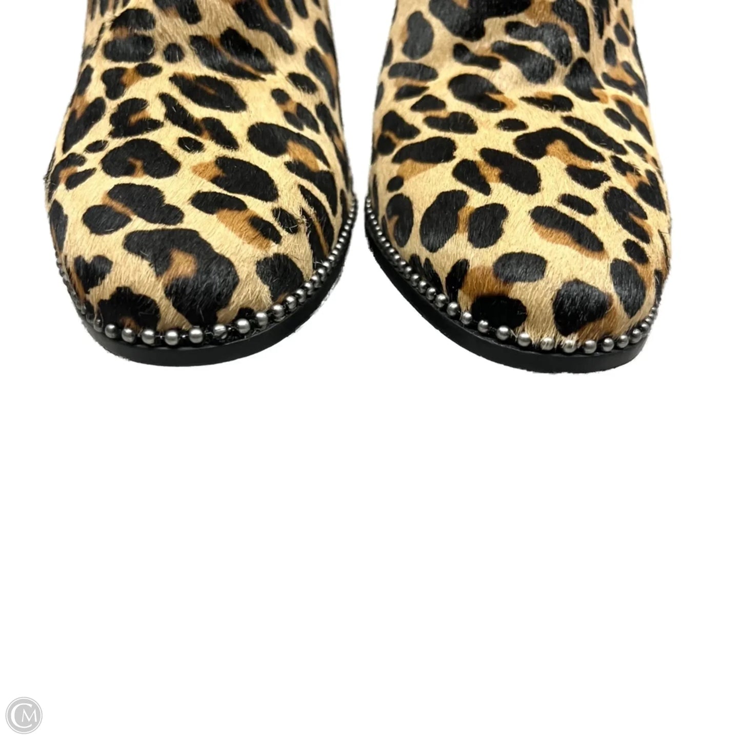 Boots Designer By Coach In Leopard Print, Size: 7