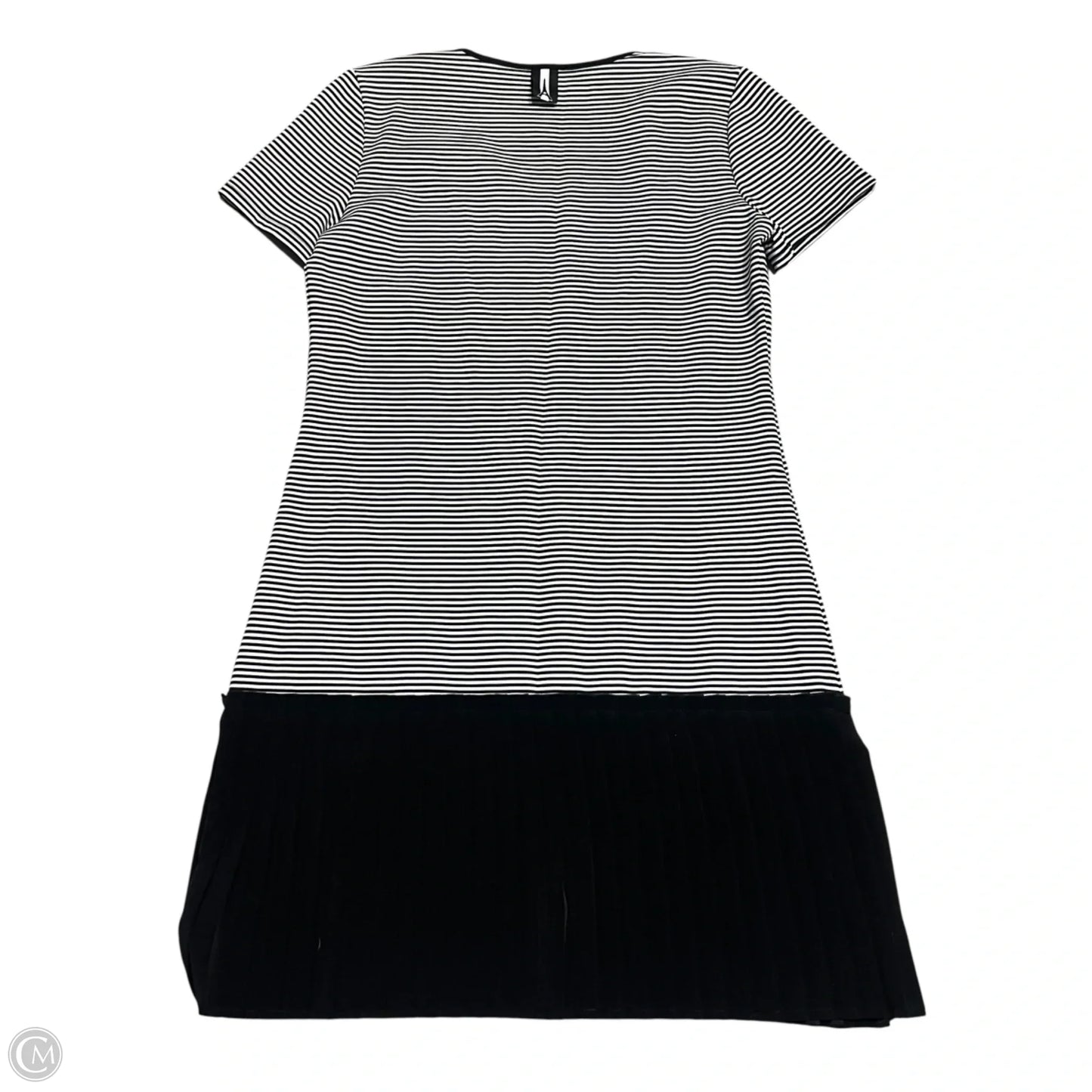 Dress Designer By Karl Lagerfeld In Black & White, Size: S