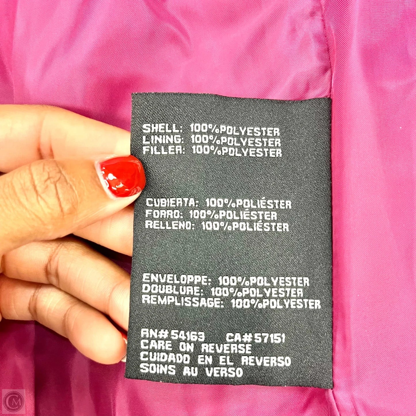 Coat Puffer & Quilted By Guess In Pink, Size: S