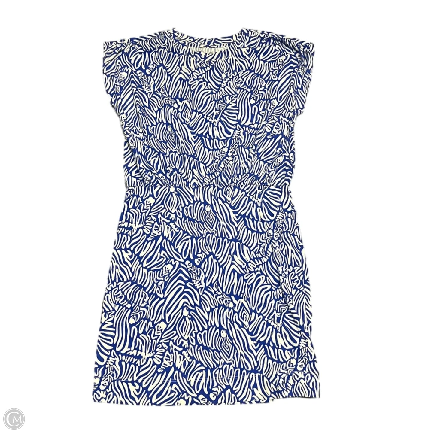 Dress Designer By Lilly Pulitzer In Blue & White, Size: S