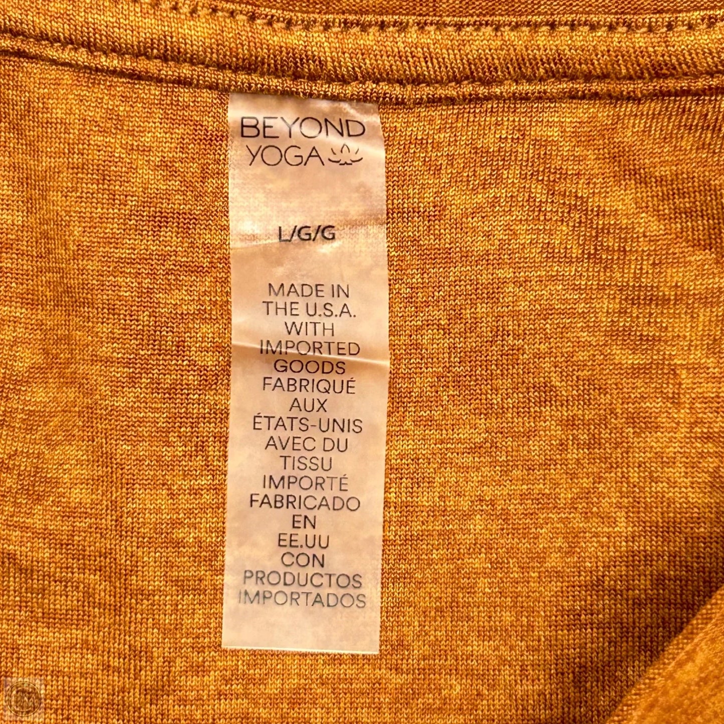 Athletic Tank Top By Beyond Yoga In Brown, Size: L