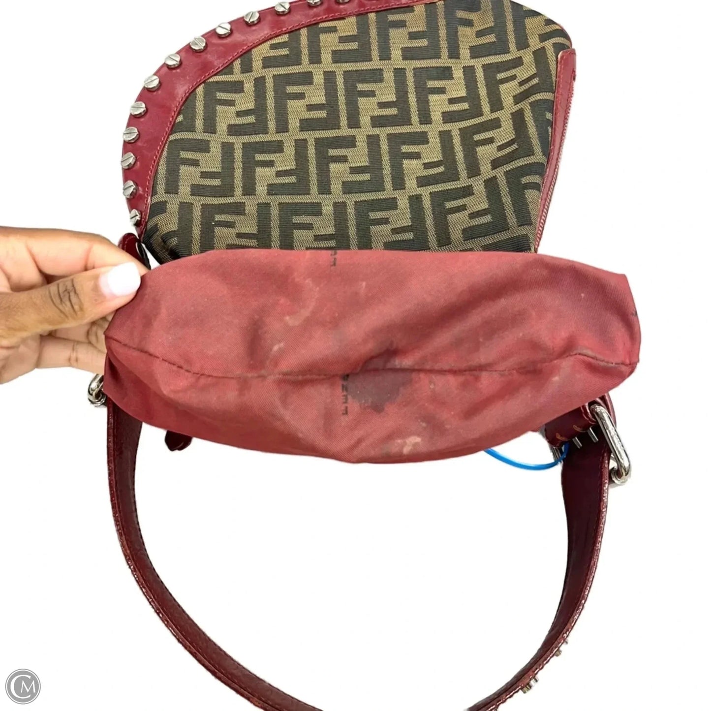 Handbag Luxury Designer By Fendi, Size: Medium