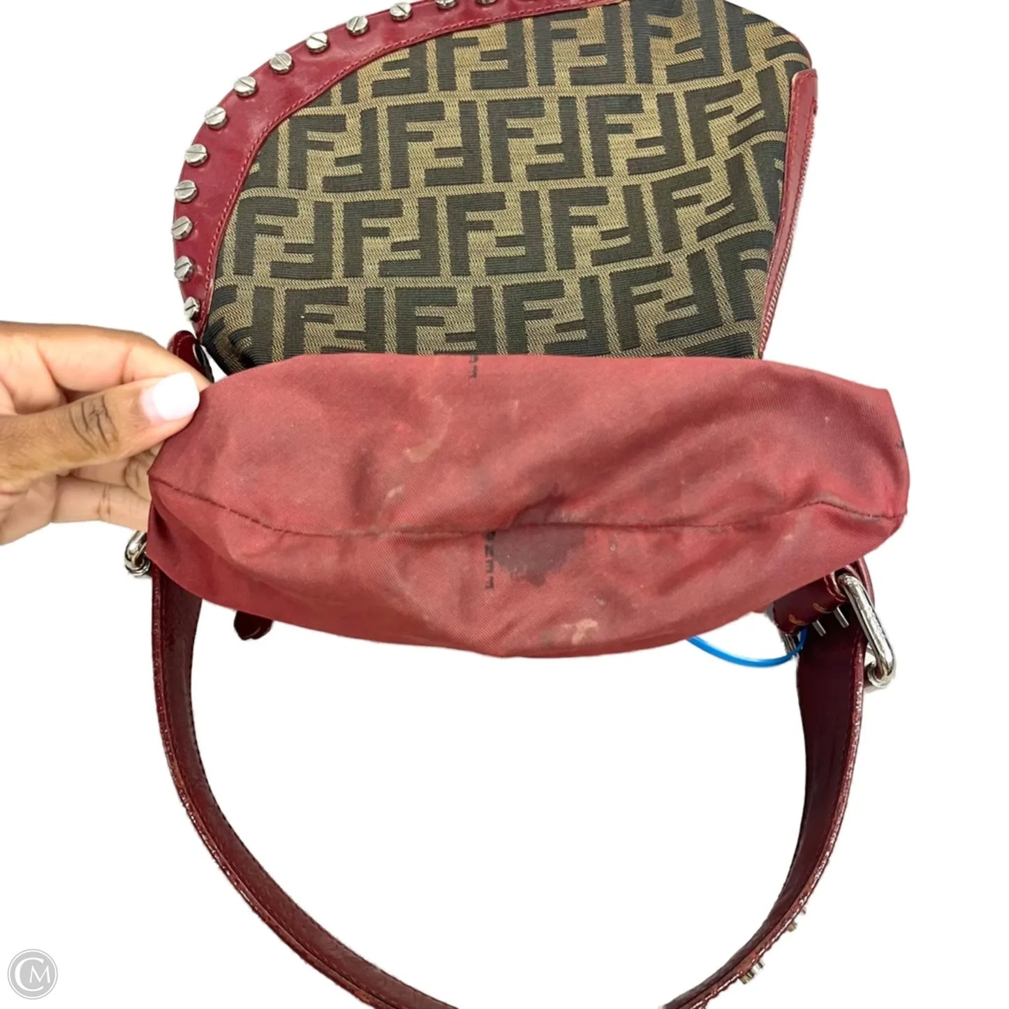 Handbag Luxury Designer By Fendi, Size: Medium