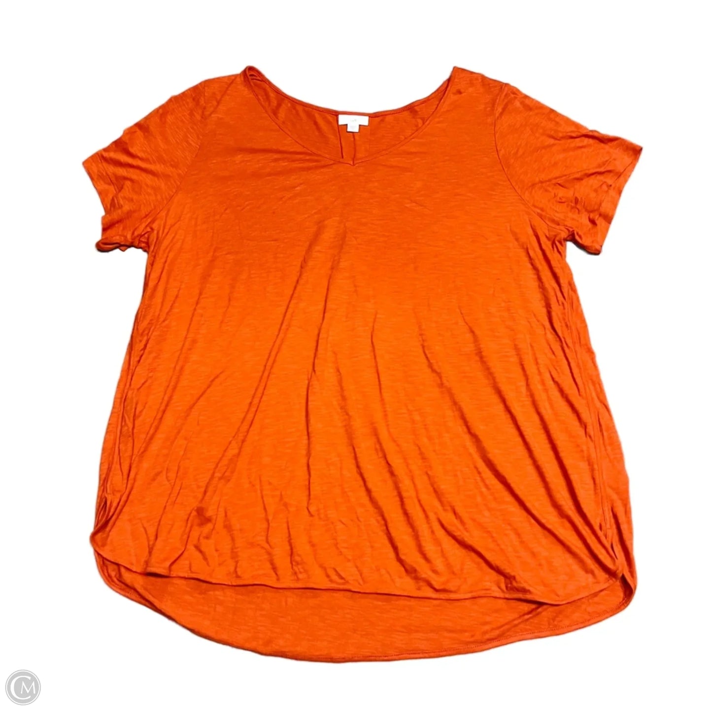 Top Short Sleeve By J. Jill In Orange, Size: 2x