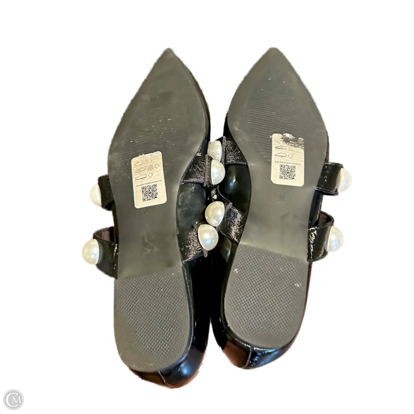 Shoes Flats By Asos In Black & Cream, Size: 6