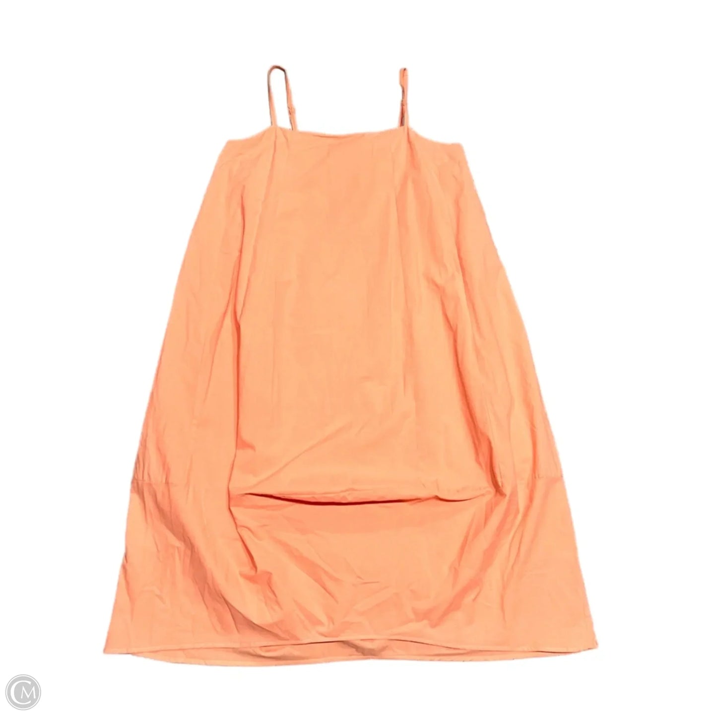 Dress Casual Midi By Self Contrast In Orange, Size: Xxsp