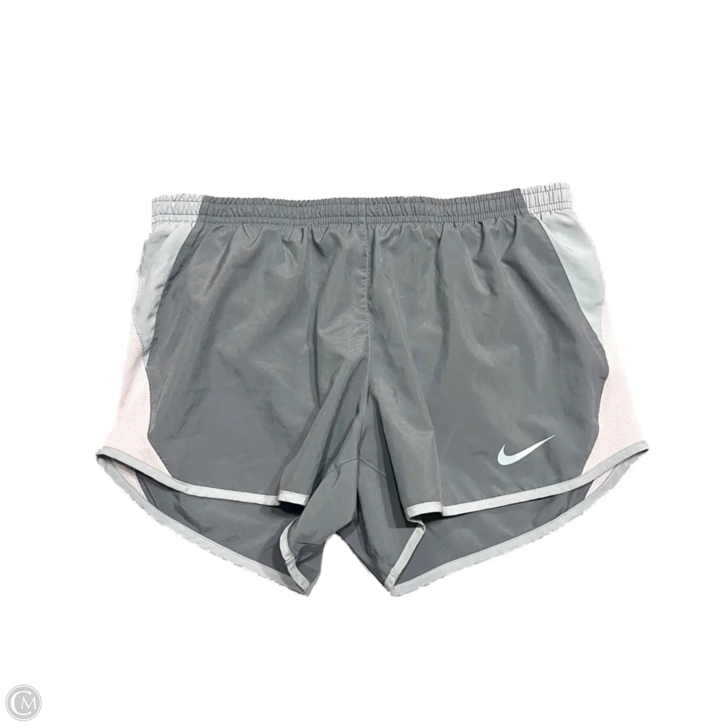 Athletic Shorts By Nike In Grey, Size: M
