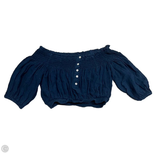 Top Short Sleeve By We The Free In Navy, Size: Xs
