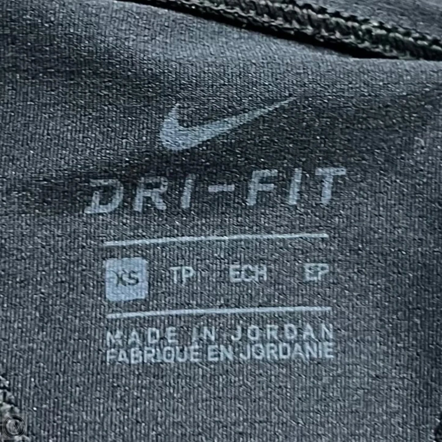 Athletic Tank Top By Nike In Black, Size: Xs