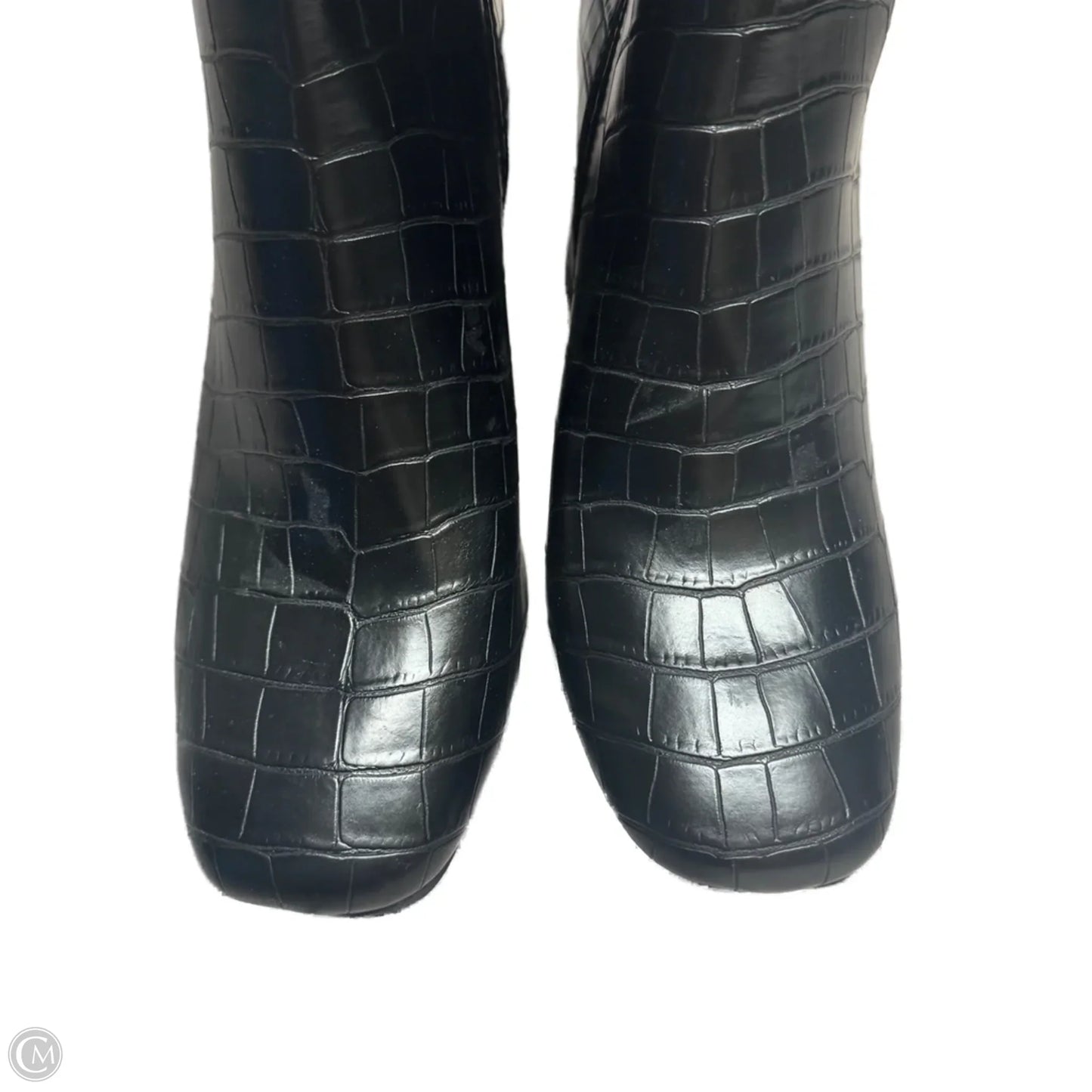 Boots Knee Heels By Forever 21 In Black, Size: 7