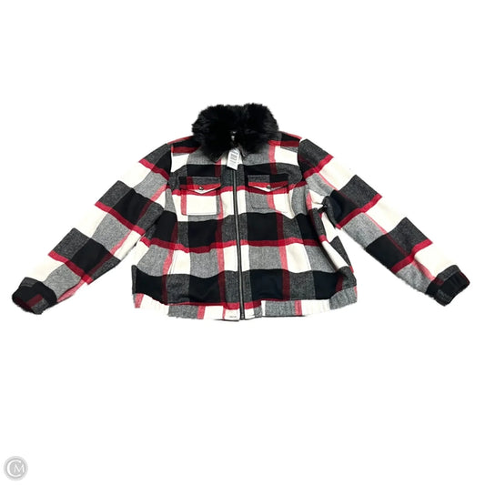 Jacket Other By Torrid In Black & Red, Size: 3x