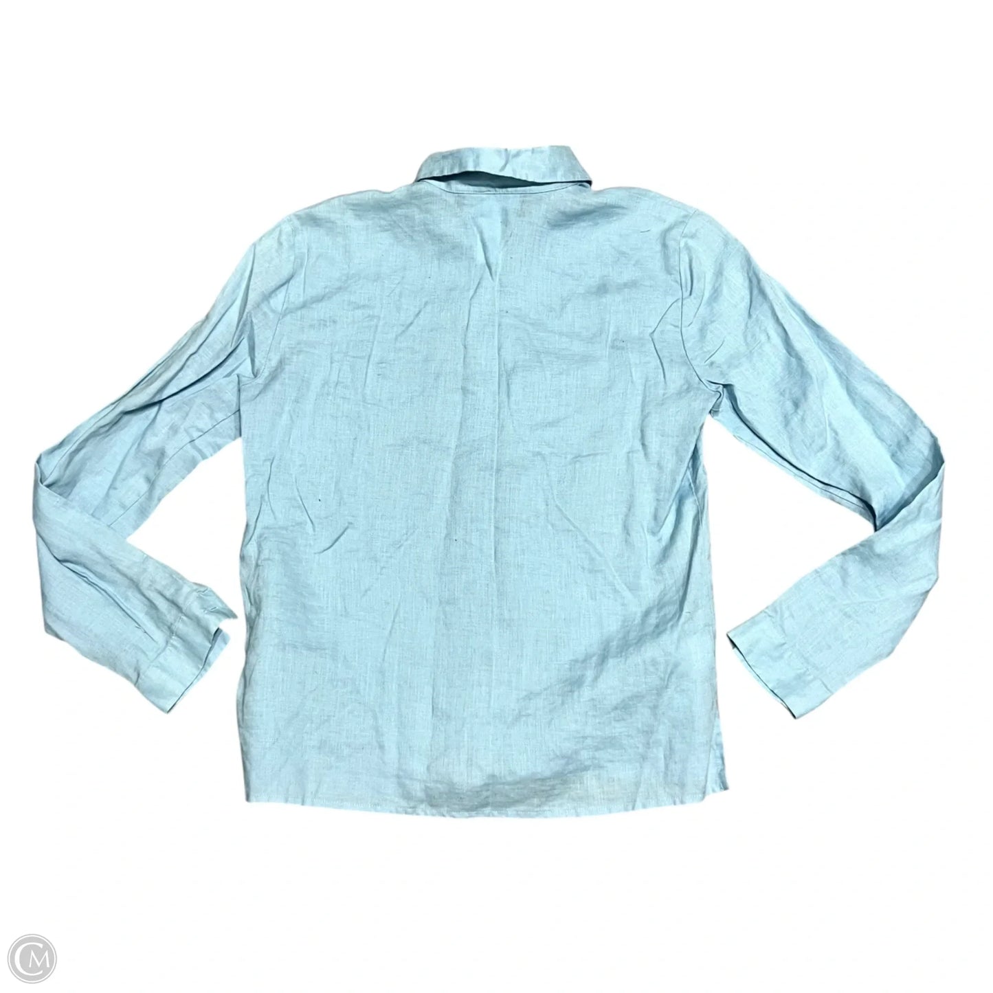 Top Long Sleeve By Jones New York In Blue, Size: S