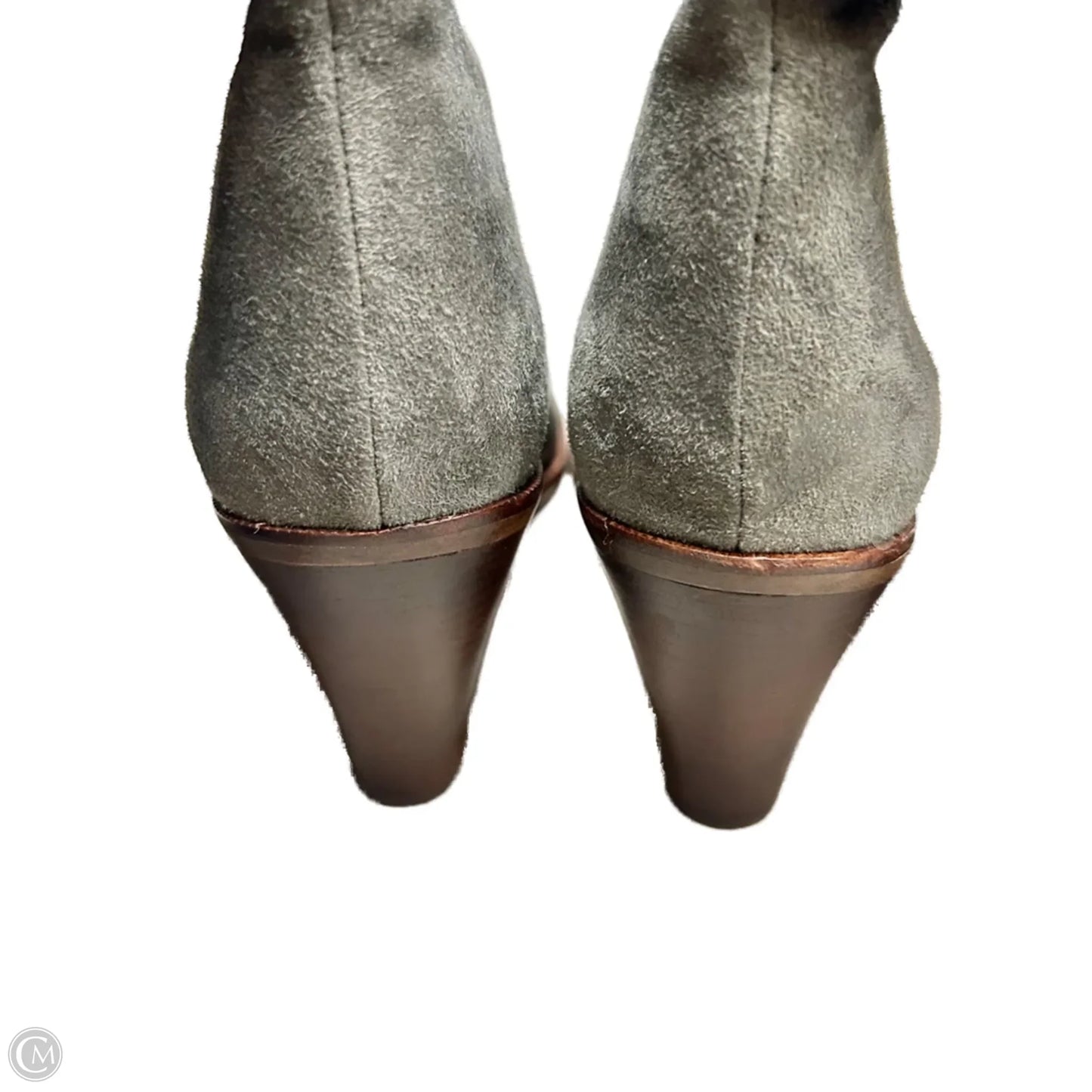 Boots Knee Heels By Splendid In Grey, Size: 6.5