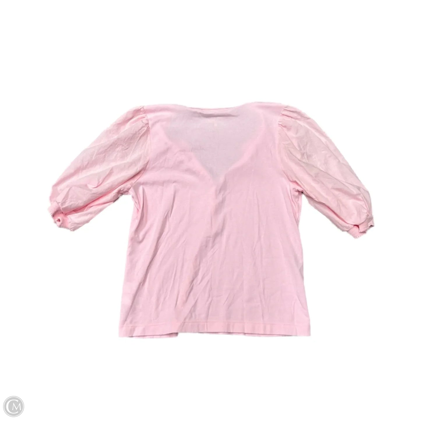 Top Short Sleeve Designer By Lilly Pulitzer In Pink, Size: L