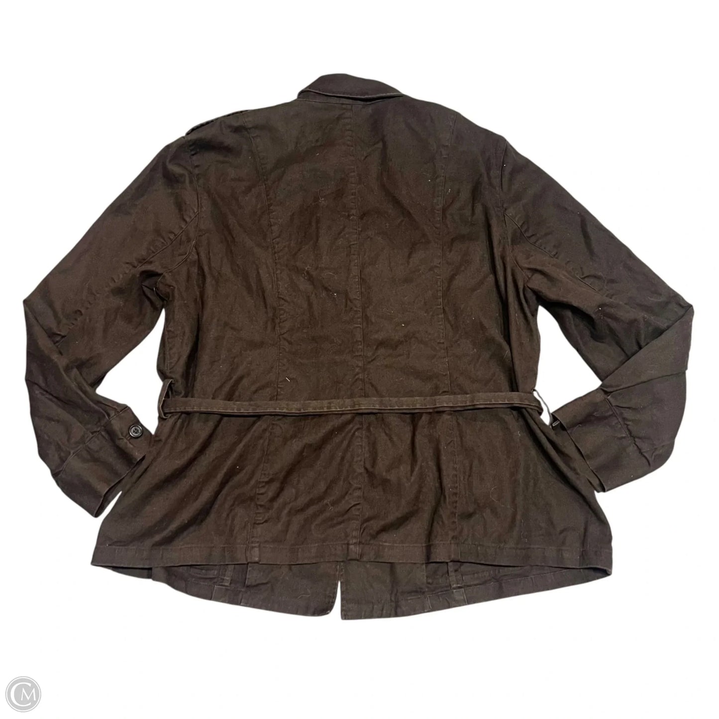 Jacket Utility By Lauren By Ralph Lauren In Brown, Size: 2x