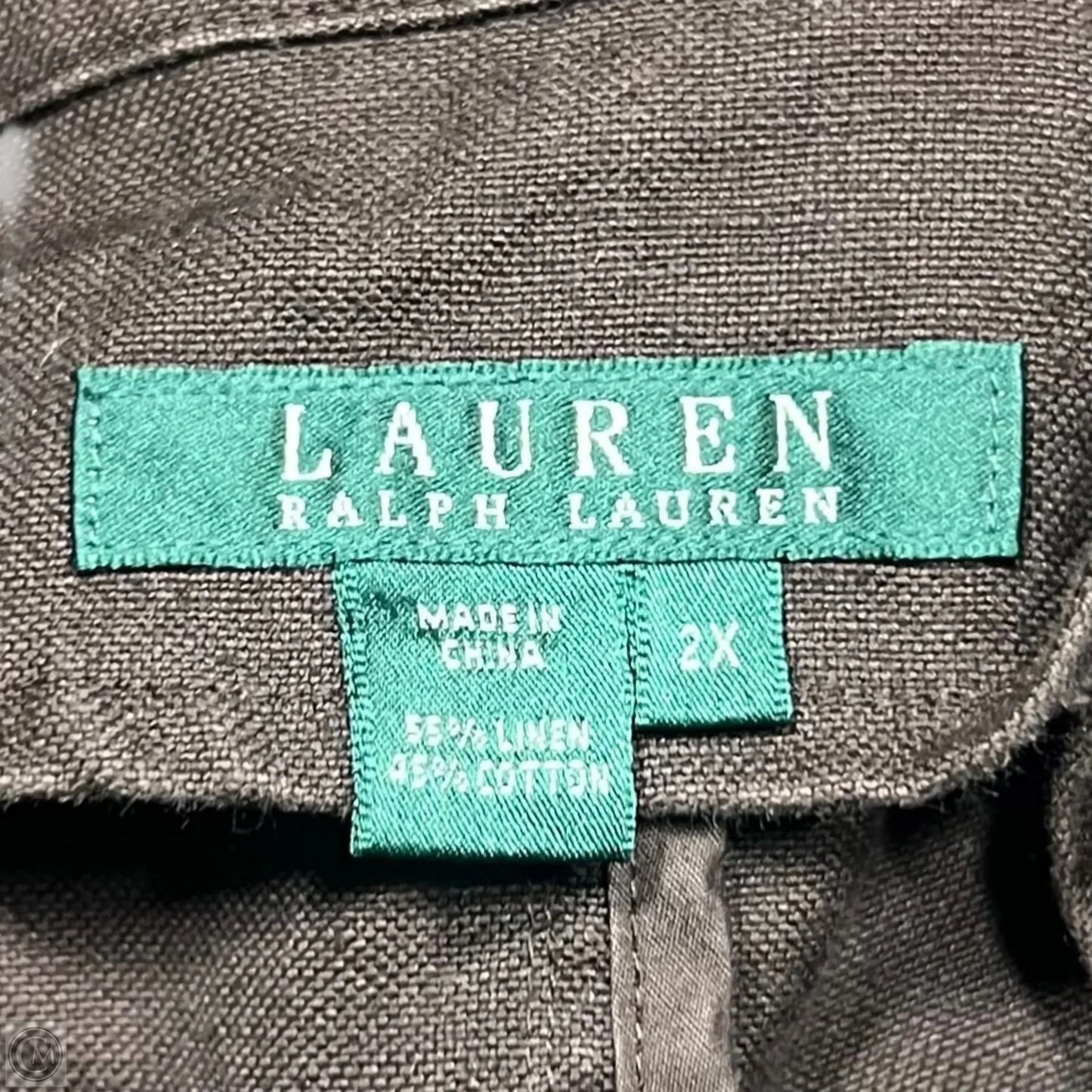 Jacket Utility By Lauren By Ralph Lauren In Brown, Size: 2x