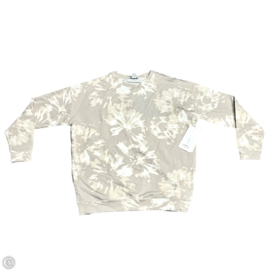 Sweatshirt Crewneck By Athleta In Cream, Size: S