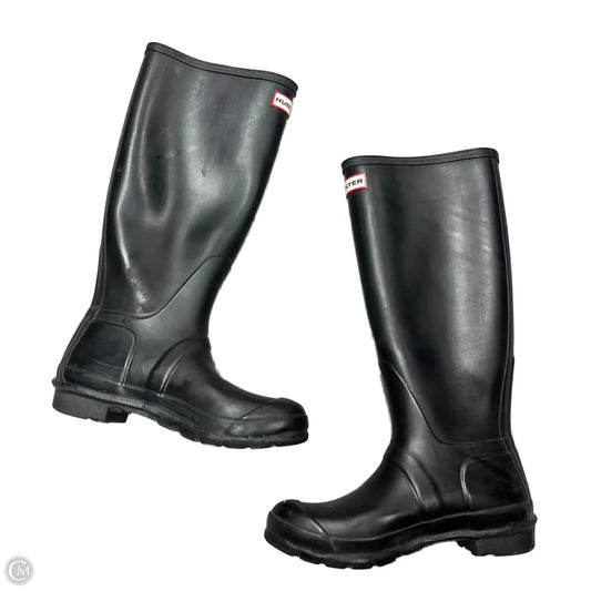 Boots Rain By Hunter In Black, Size: 6