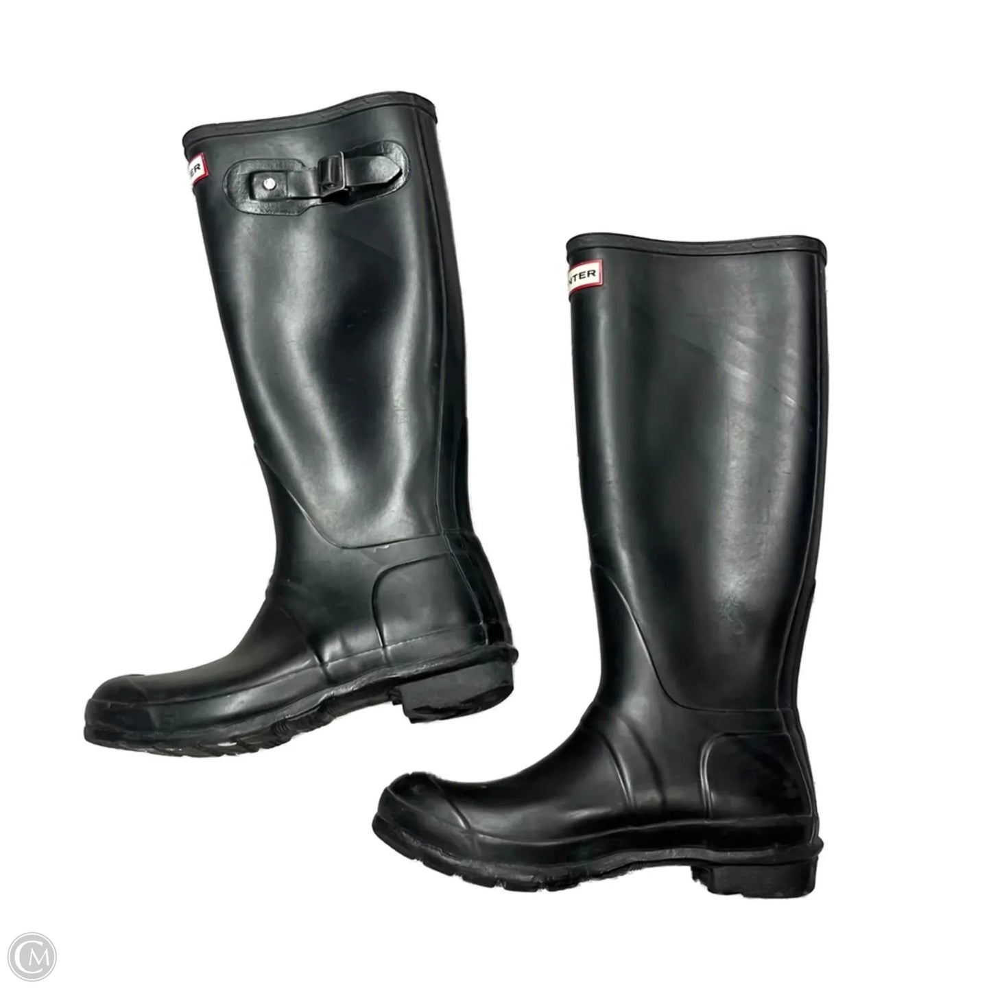 Boots Rain By Hunter In Black, Size: 6