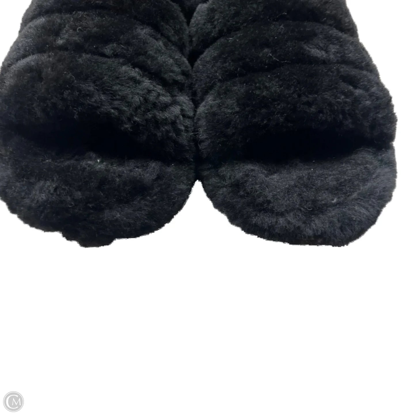 Slippers Designer By Ugg In Black, Size: 9