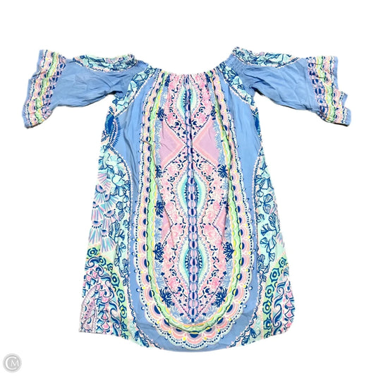Dress Designer By Lilly Pulitzer In Blue & Purple, Size: S