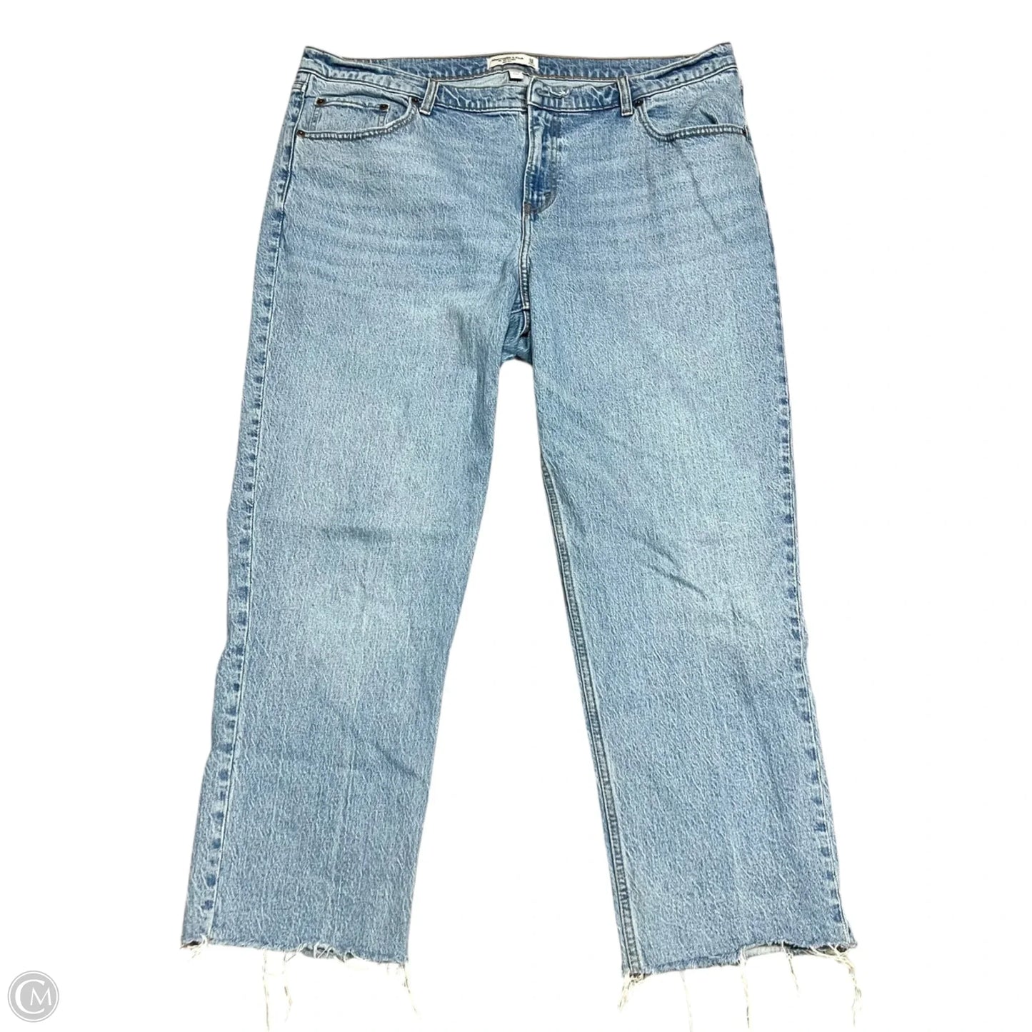 Jeans Flared By Hudson In Grey Denim, Size: 12