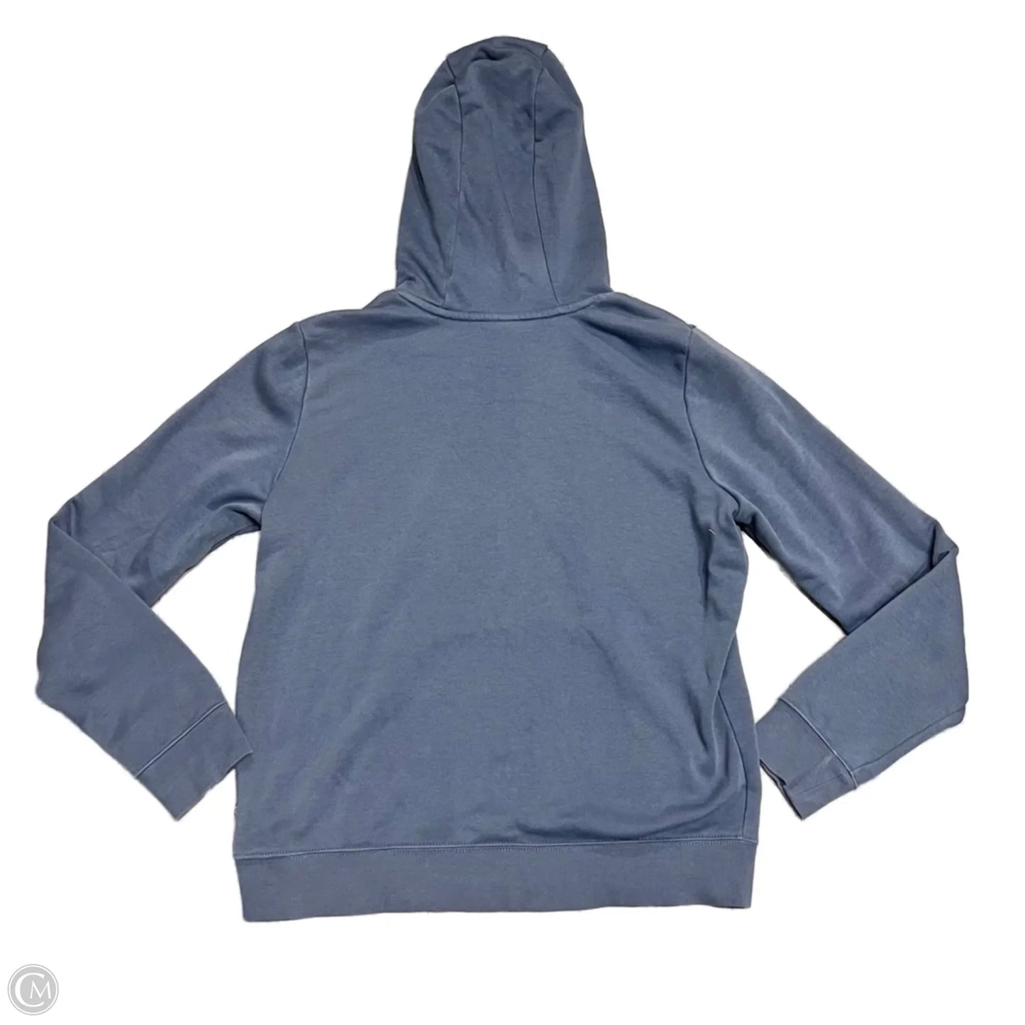 Sweatshirt Hoodie By Nike In Blue, Size: M