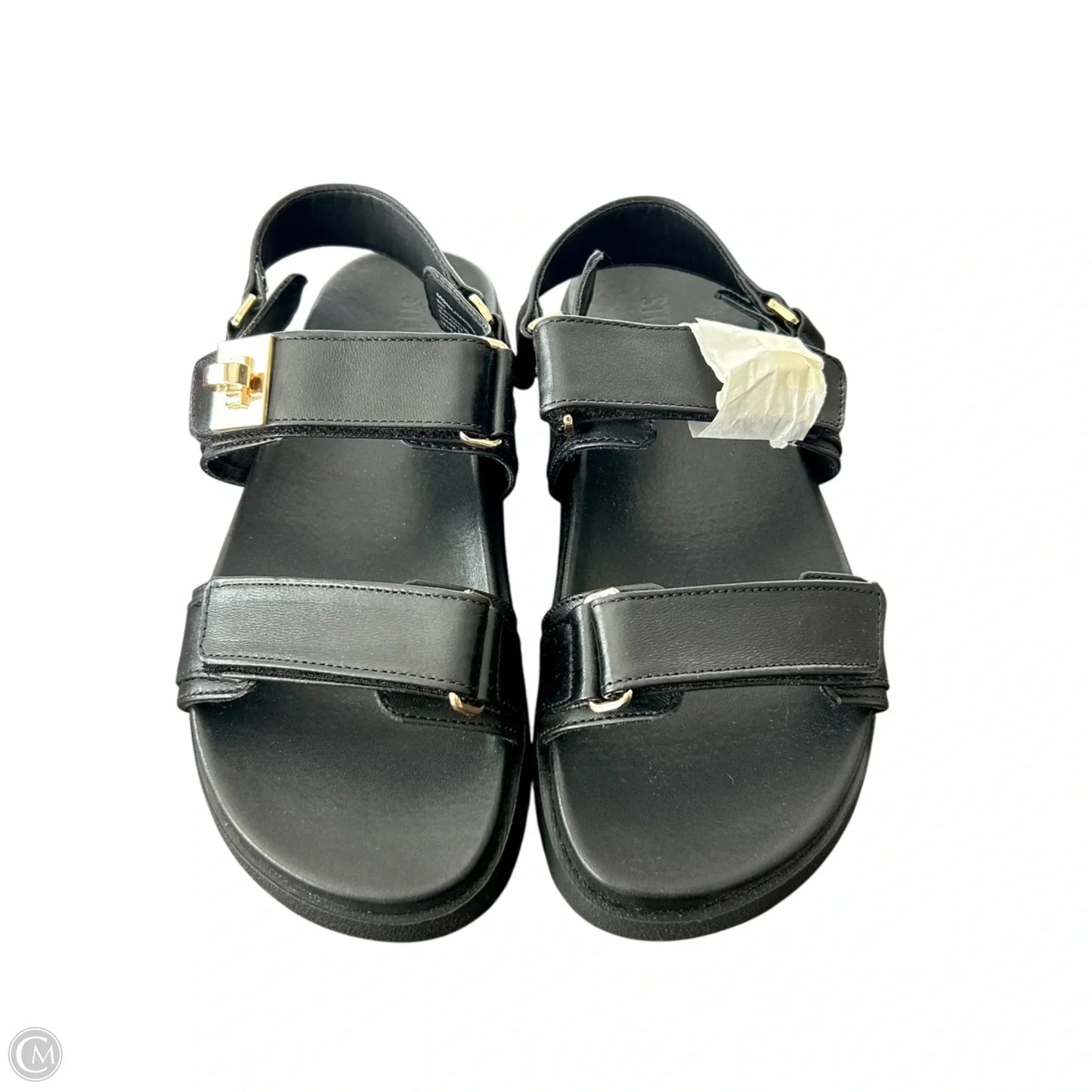 Sandals Heels Platform By Steve Madden In Black, Size: 6