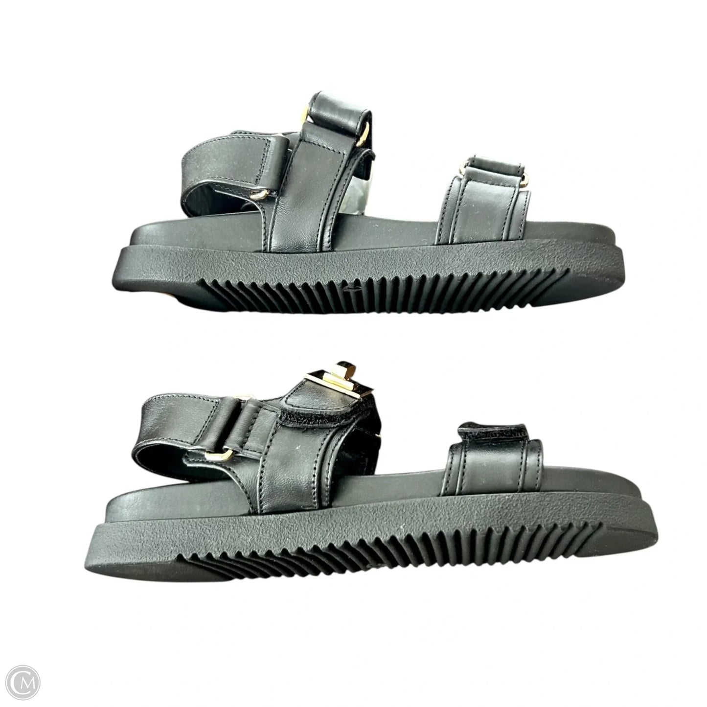 Sandals Heels Platform By Steve Madden In Black, Size: 6