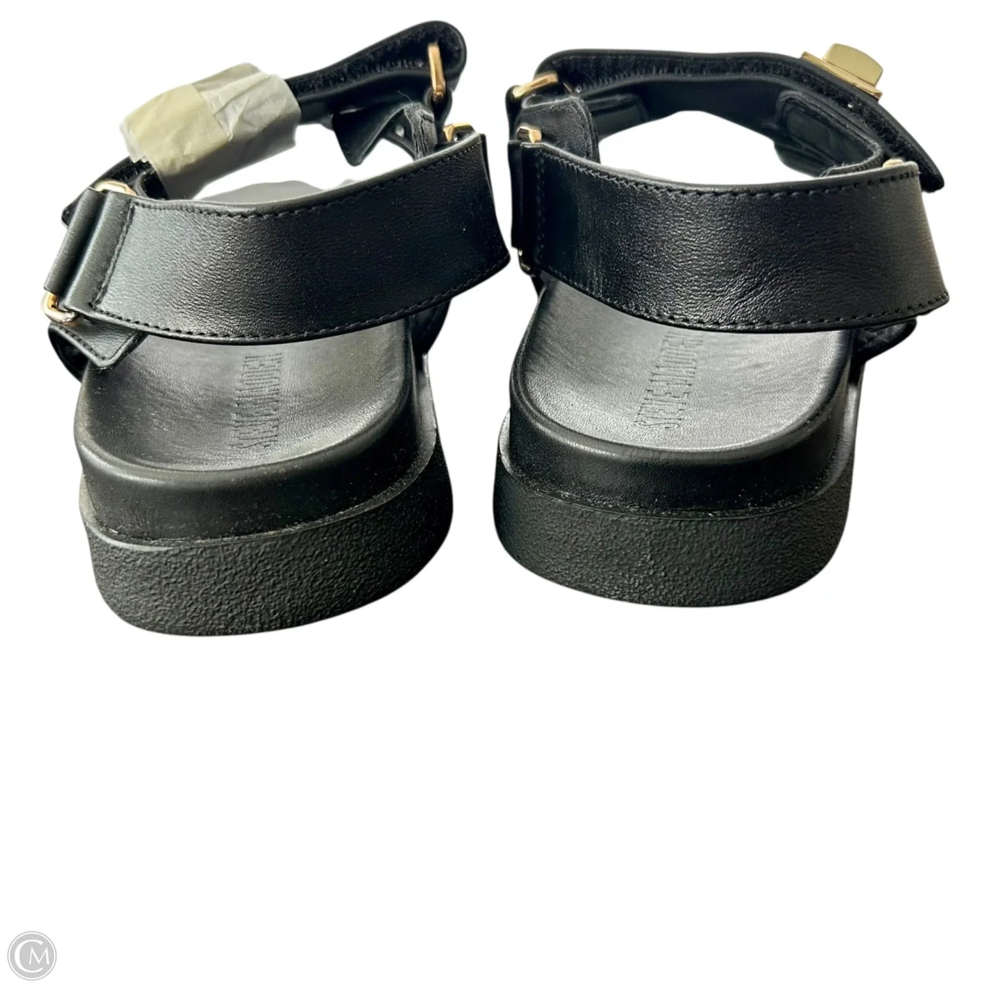 Sandals Heels Platform By Steve Madden In Black, Size: 6