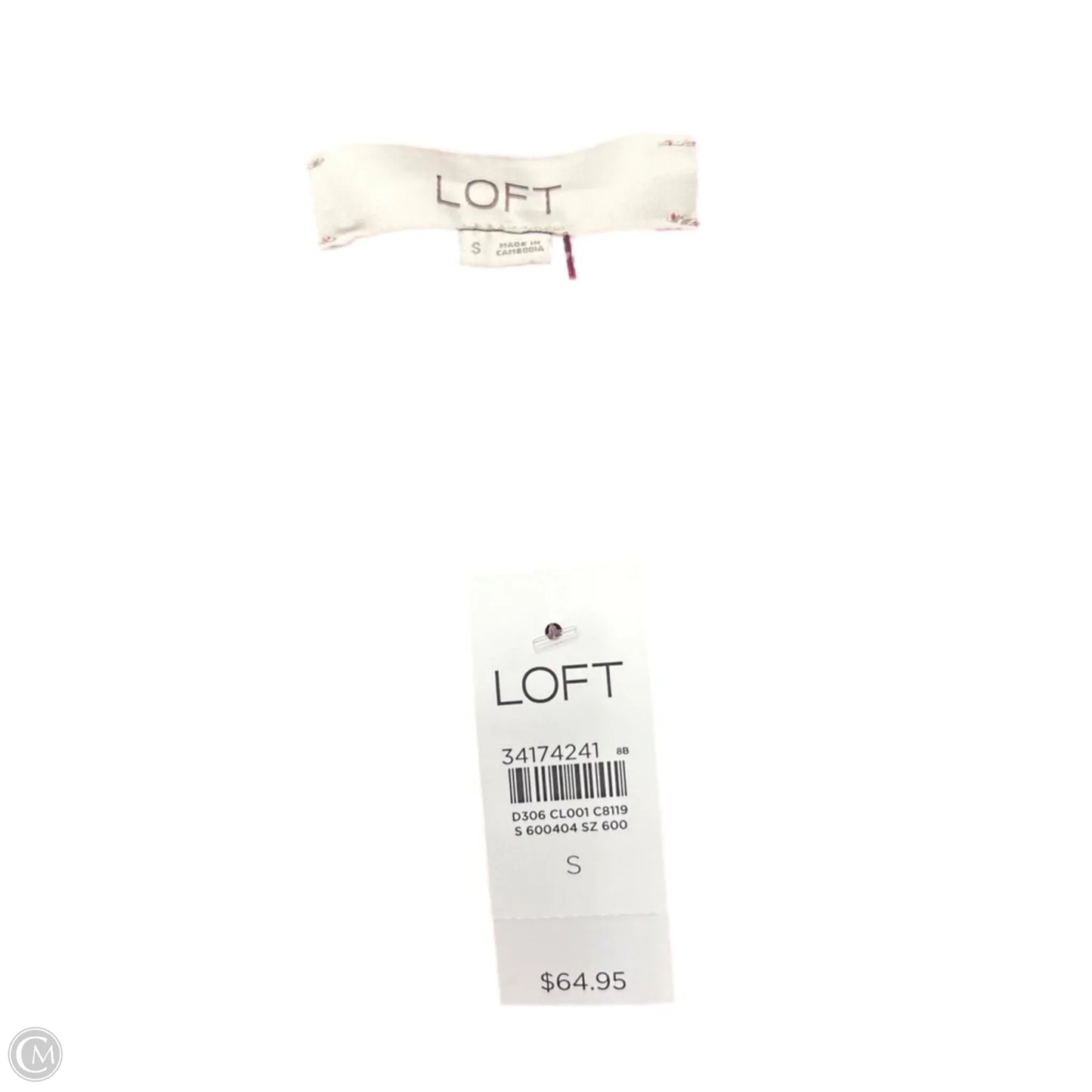 Sweater Cardigan By Loft In Pink, Size: S