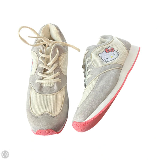 Shoes Sneakers By Hello Kitty In Grey, Size: 10