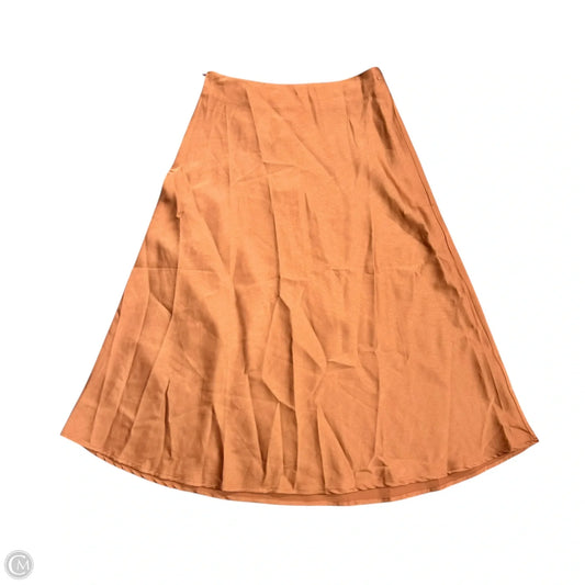 Skirt Maxi By Nasty Gal In Orange, Size: 8