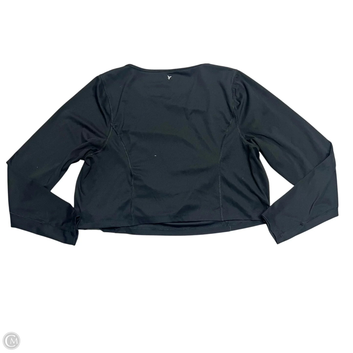 Athletic Top Long Sleeve Crewneck By Old Navy In Black, Size: 2x