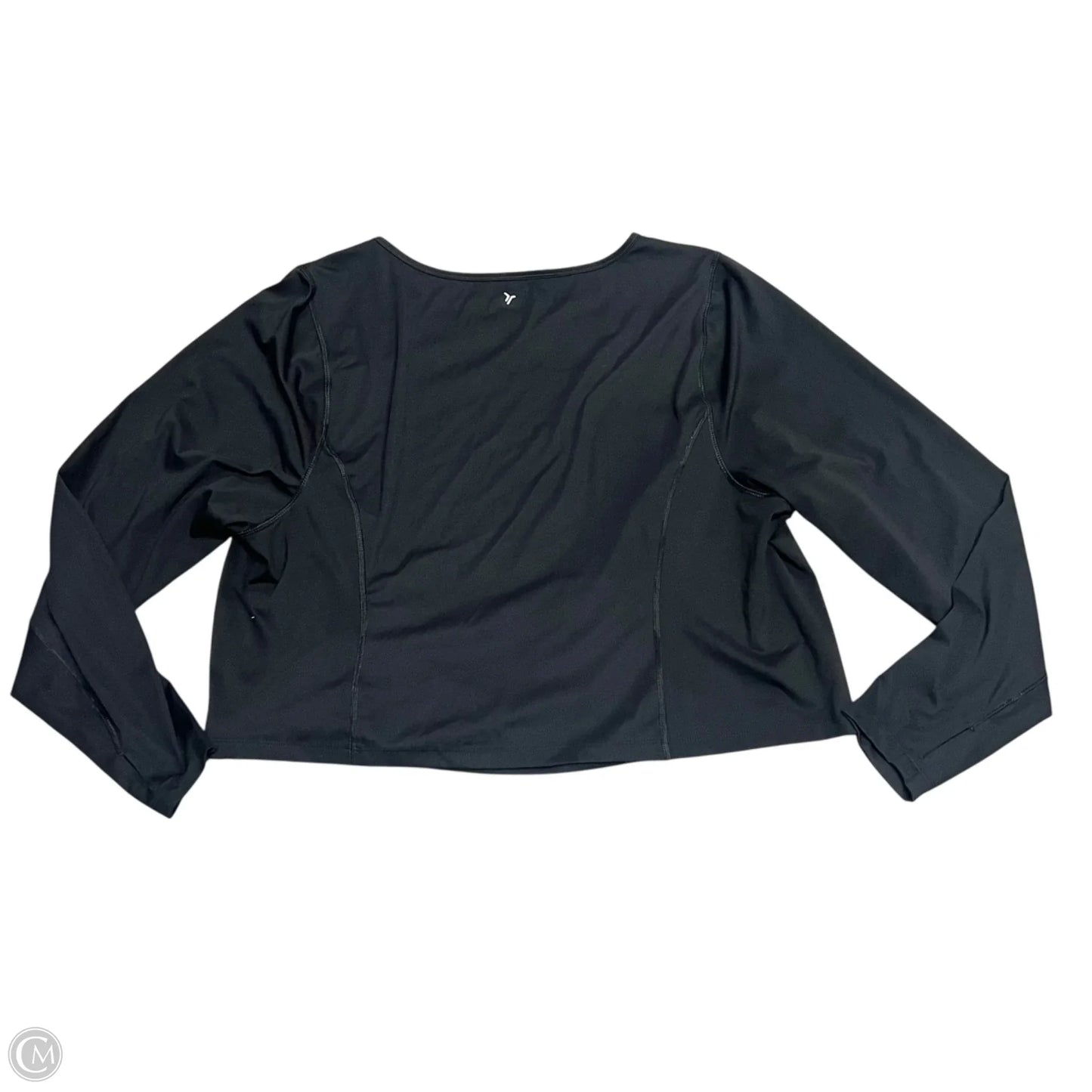Athletic Top Long Sleeve Crewneck By Old Navy In Black, Size: 3x
