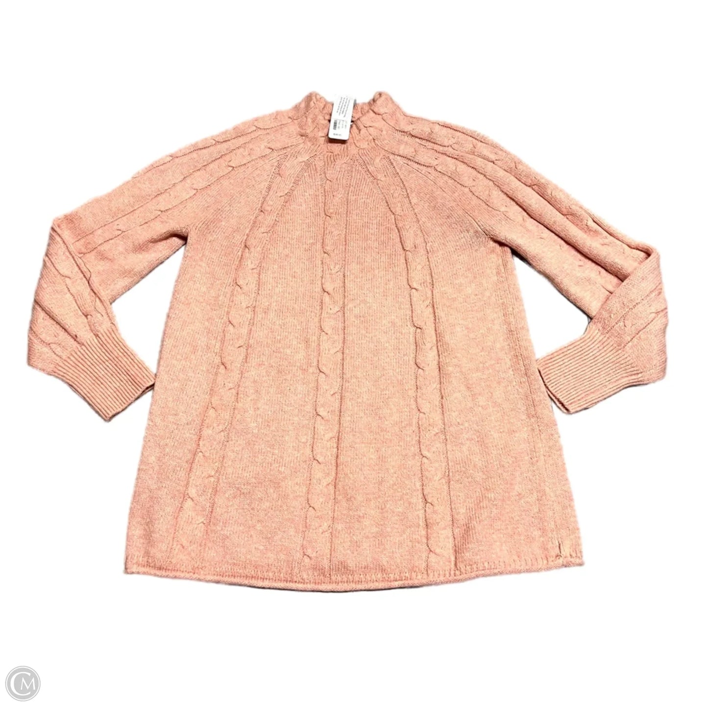Sweater By Soft Surroundings In Peach, Size: L
