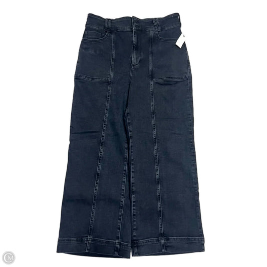 Jeans Wide Leg By Pilcro In Black Denim, Size: 14