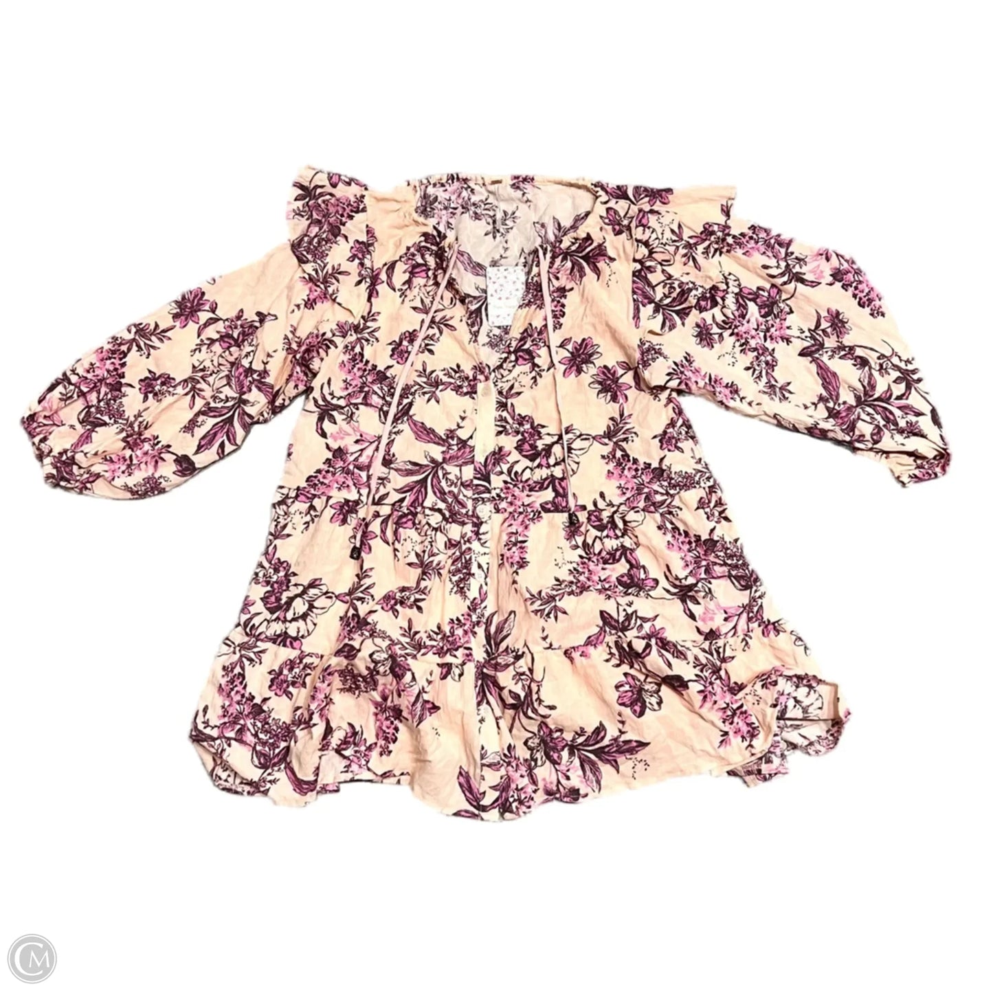 Dress Casual Short By Free People In Pink & Purple, Size: S